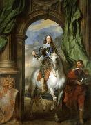 Anthony Van Dyck Charles I with M. de St Antoine France oil painting artist